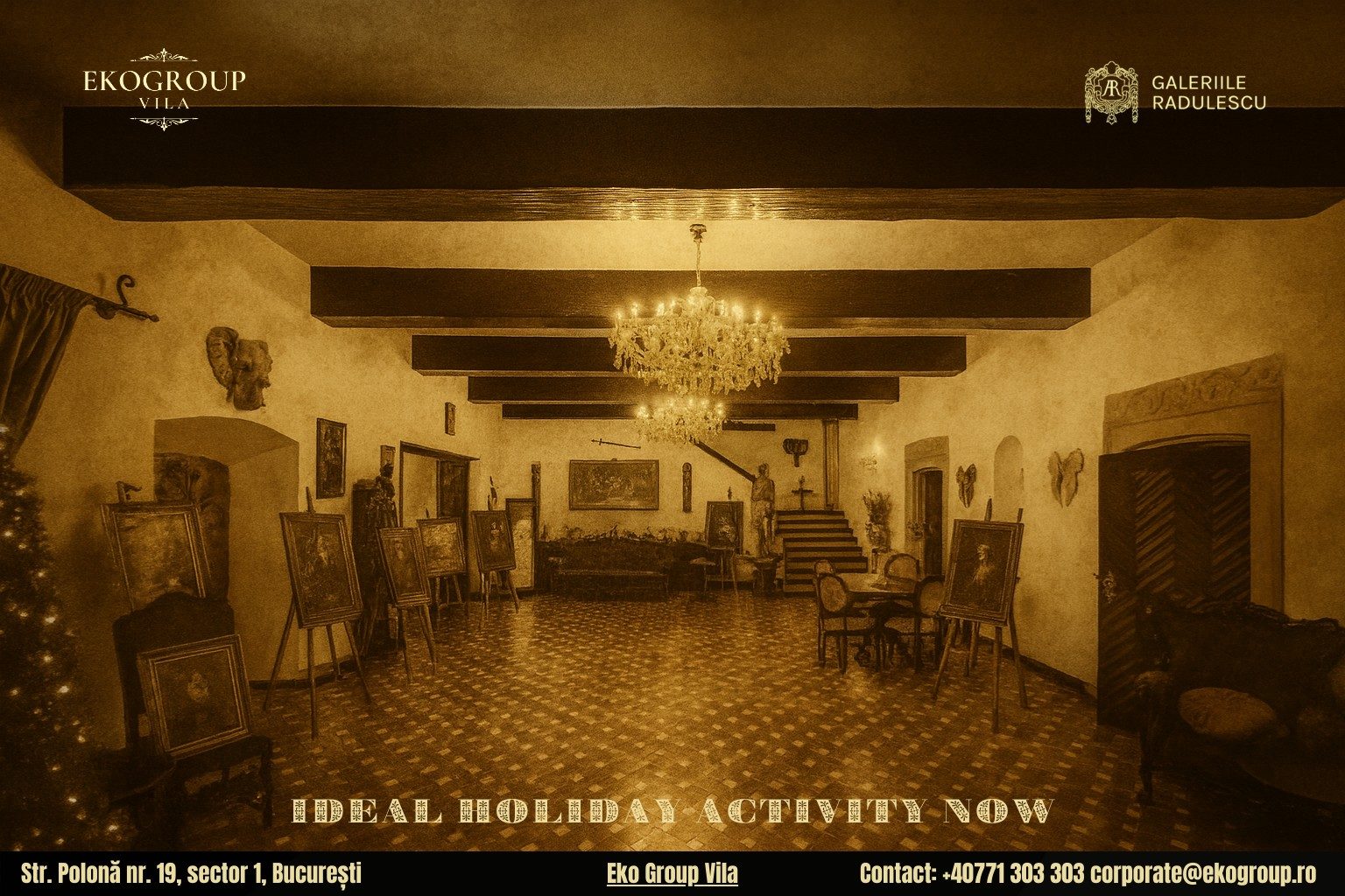 Zile libere decembrie: O incursiune în farmecul Crăciunului anilor ’30 la Eko Group Vila